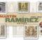 Postage stamps honoring the work of Martín Ramírez