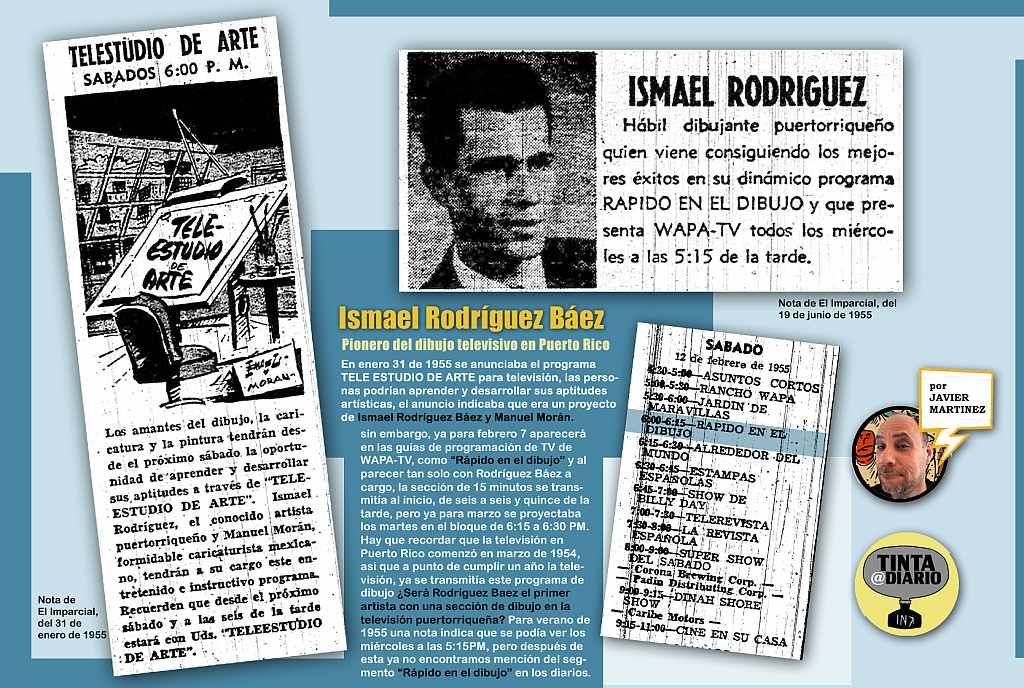 Ismael Rodríguez Báez pionero del dibujo televisivo en Puerto Rico