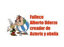 fallece Alberto Uderzo Asterix y obelix