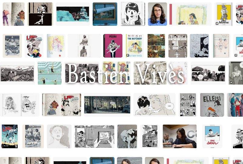 Bastien Vivès, recolección de imágenes en internet sobre la obra en cómic del artista francés de historietas
