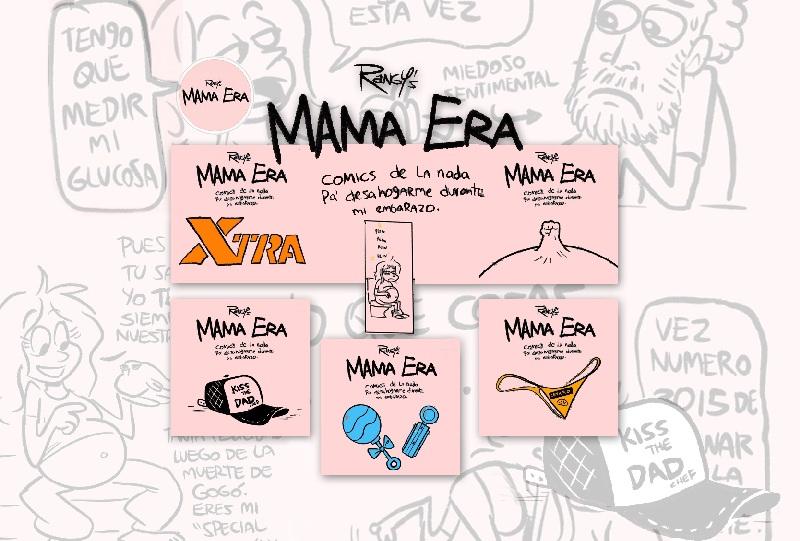 mama era rangys, La artista de humor gráfico Rangely Garcia ( Rad Rangy ) documenta, padece e ironiza su embarazo en la serie Mama Era,comics de la nada para desahogarme durante el embarazo