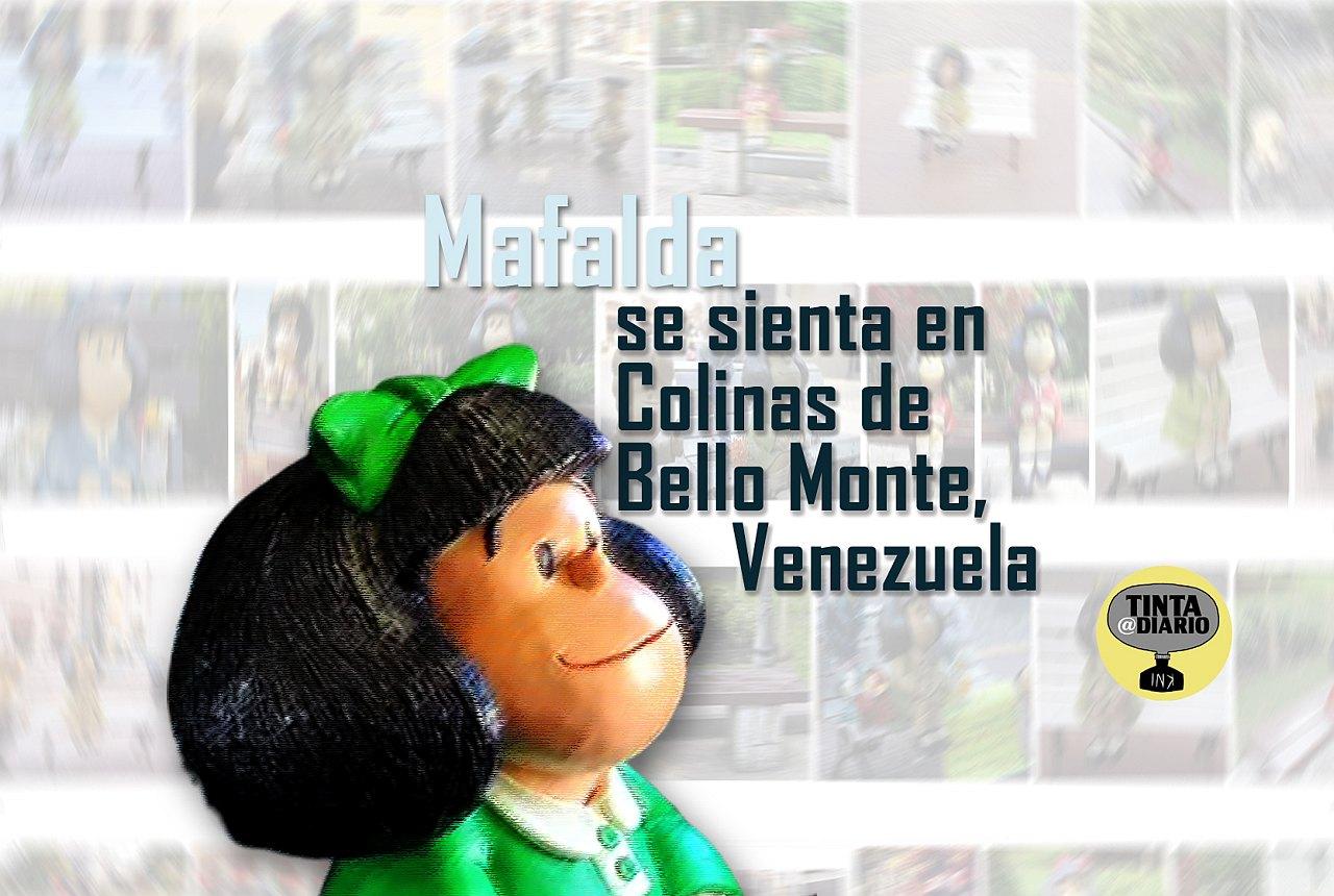 Mafalda se sienta en Colinas de Bello Monte, Venezuela
