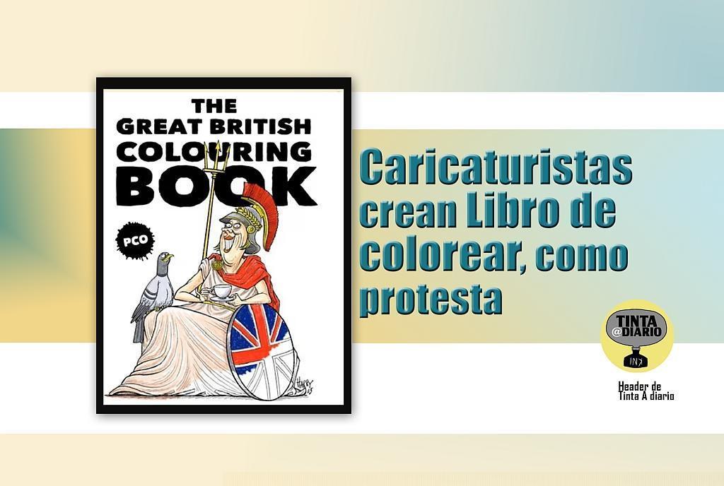 Caricaturistas crean Libro de colorear en protesta