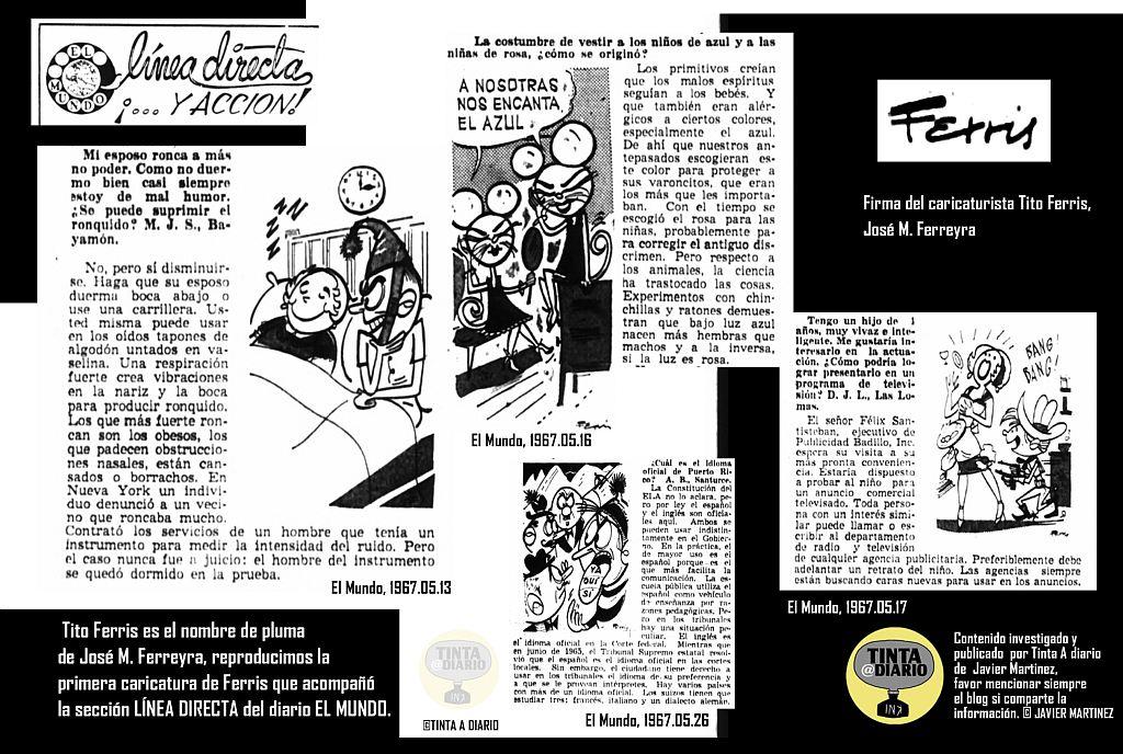 Tito Ferris caricaturas de LINEA DIRECT en EL MUNDO