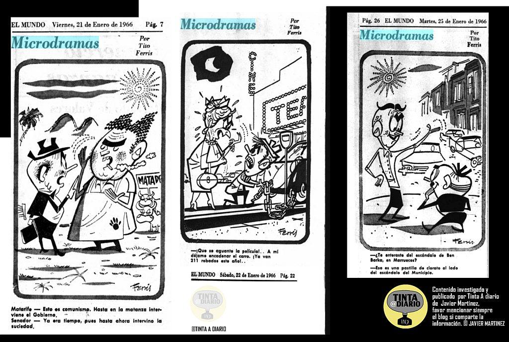 Tito Ferris y Carlos Nieves Rivera Microdramas 1966 del diario EL MUNDO