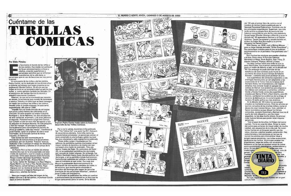 Cuéntame de las TIRILLAS CÓMICAS | 1990