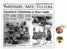 Exposición de Caricaturistas en Honor Canales 1978