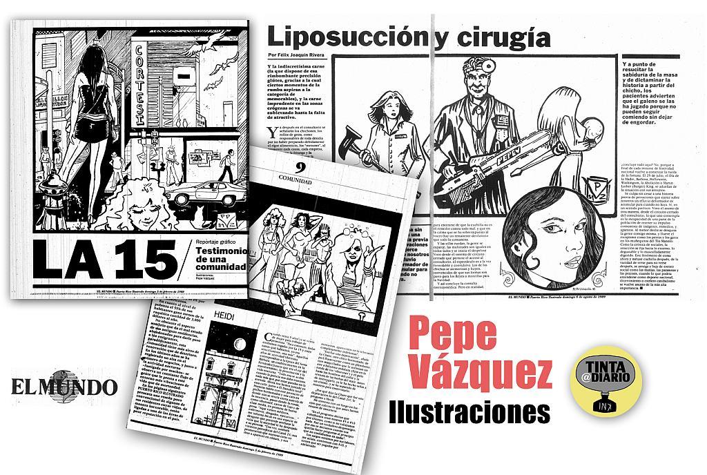 Pepe Vázquez artista comic puerto rico ilustraciones