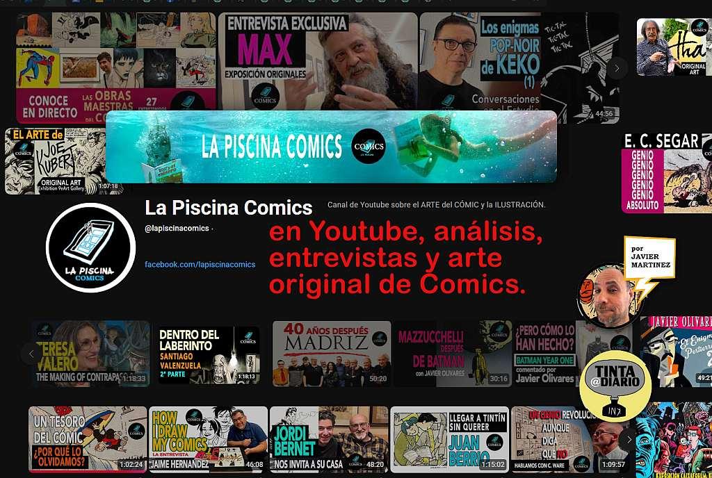 La Piscina Comics en Youtube, análisis, entrevistas y arte original de Comics.