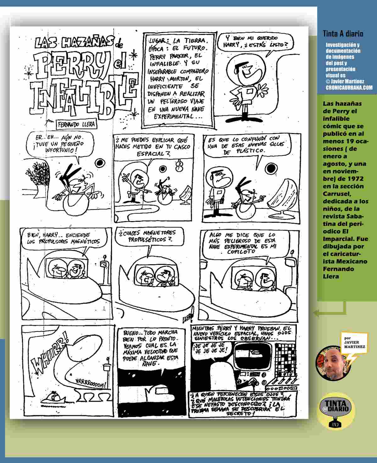 Las hazañas de Perry el infalible de Fernando Llera enero 15 de 1972