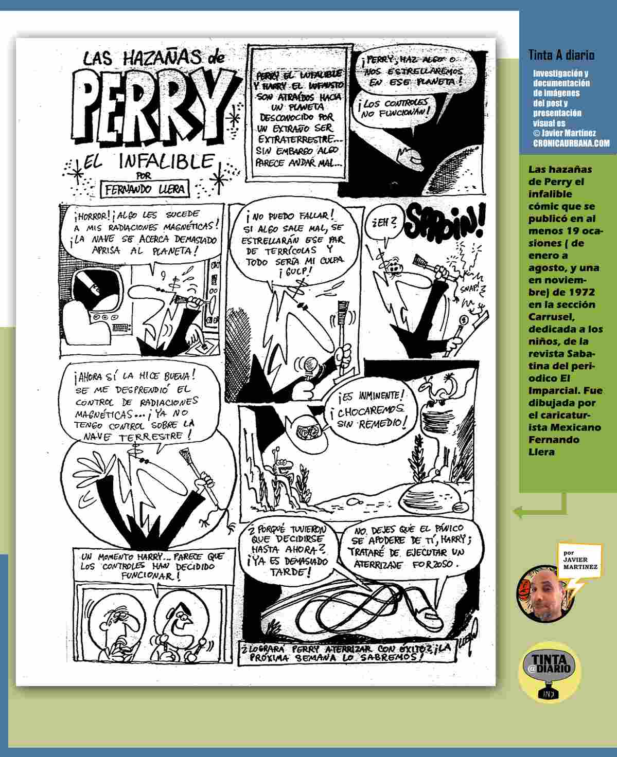 Las hazañas de Perry el infalible de Fernando Llera enero 29 1972