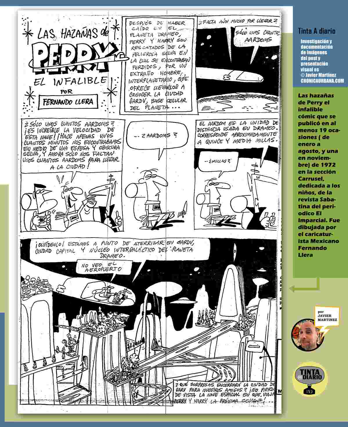 Las hazañas de Perry el infalible de Fernando Llera, noviembre de 1972