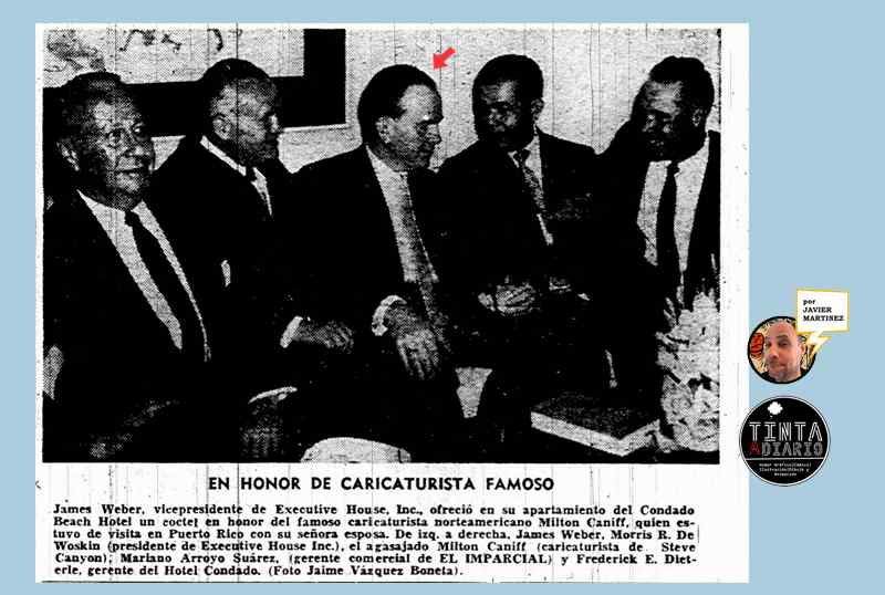 EN HONOR DE CARICATURISTA FAMOSO milton caniff en puerto rico