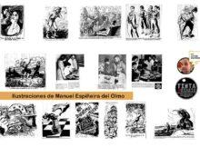 Manuel Espiñeira del Olmo fue un artista Español ( madre boricua, padre español ) nacido en Puerto Rico pero criado en España, fue escritor e ilustrador, artista grafico en las ediciones sabatinas y dominicales del diario El Imparcial. Algunas ilustraciones arriba acompañaron sus escritos, una que otra, los escritos de otros columnistas y en al menos tres ocasiones fue fotografiado en la redacción del diario, mostrándoles a estudiantes como se realizaban los artes originales que se publicarían en el periódico.