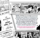 Néstor Cortés, ilustrador de El Imparcial en la década del cincuenta. En 1952 dibujo la tira biográfica de LA VIDA DE CORREA COTTO
