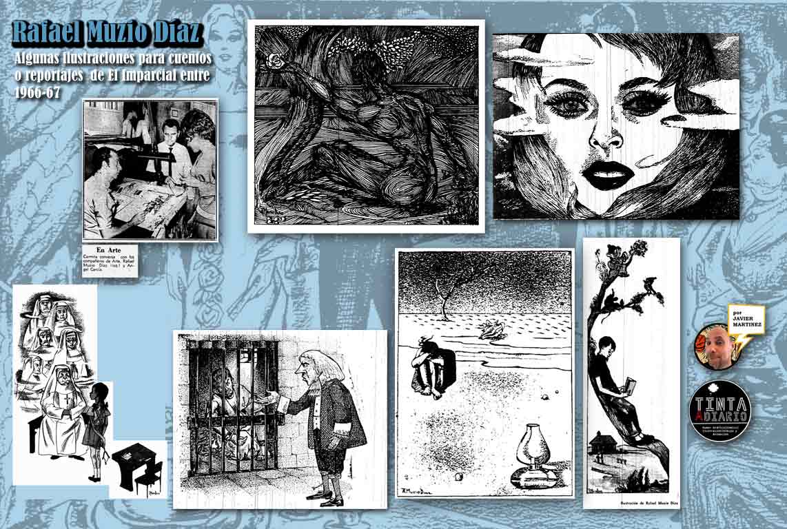Rafael Muzio Díaz Algunas ilustraciones para cuentos o reportajes  de El Imparcial entre 1966-67