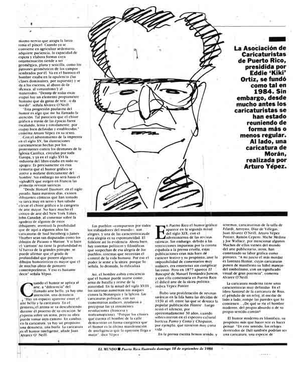 Trayectoria en clave de humor 1988 3ra pagina
