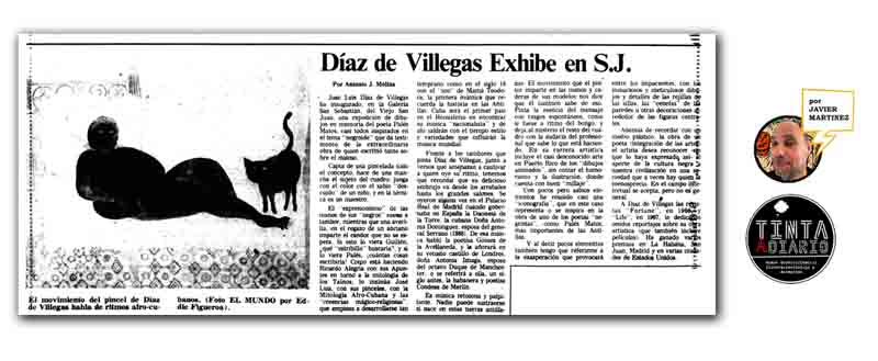 Díaz de Villegas Exhibe en S.J.